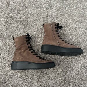 Paul Green Laurel Leather Laceup Boots